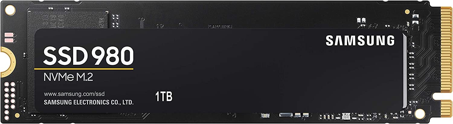 Samsung (MZ-V8V1T0B/AM) 980 SSD 1TB - M.2 NVMe Interface Unidade de Estado Sólido Interno com Tecnologia V-NAND